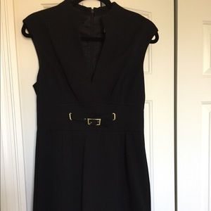 Trina Turk black shell dress